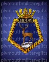 HMS Chieftain (old) Magnet